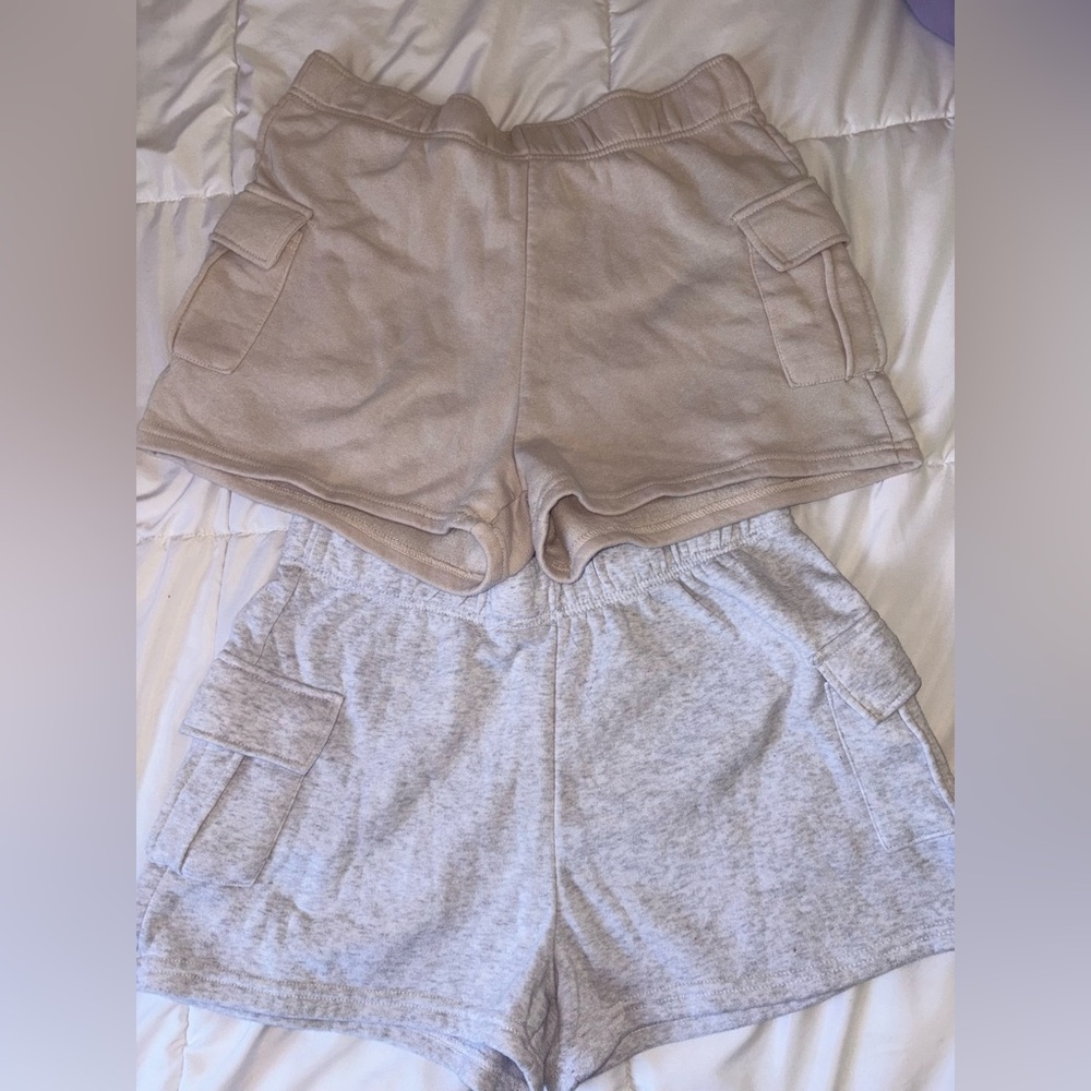 Casual Women's Shorts in Tan and Gray